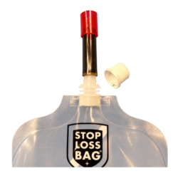 Stoploss bag vulset